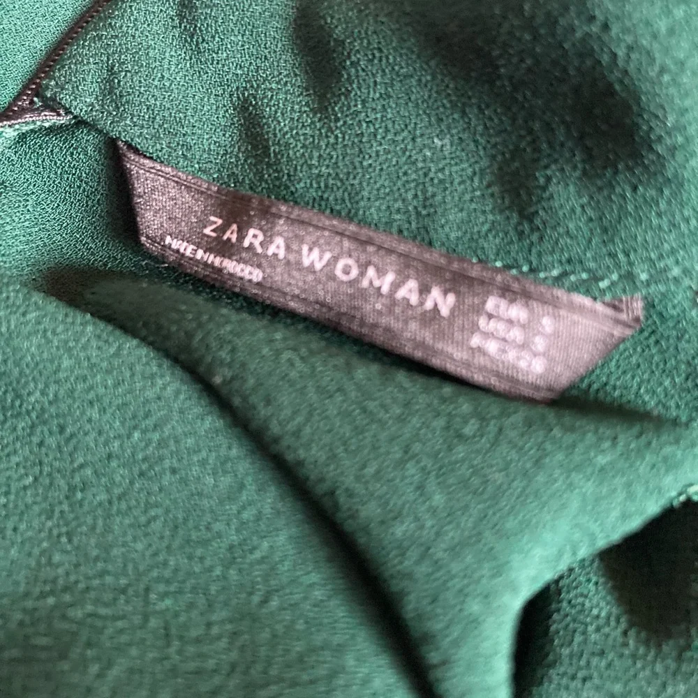 *As Seen On TV* Zara Woman Short Sleeve Shift Dress V Neck Collared Detail Small - Picture 7 of 8